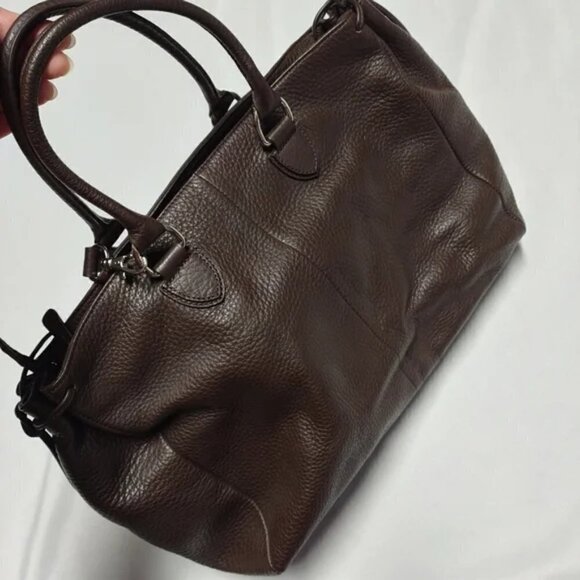 Marshall Field Brown Leather  Handbag NWT - Picture 4 of 11